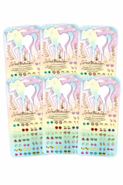 6 Packs Of Whimsical Unicorn Earrings
