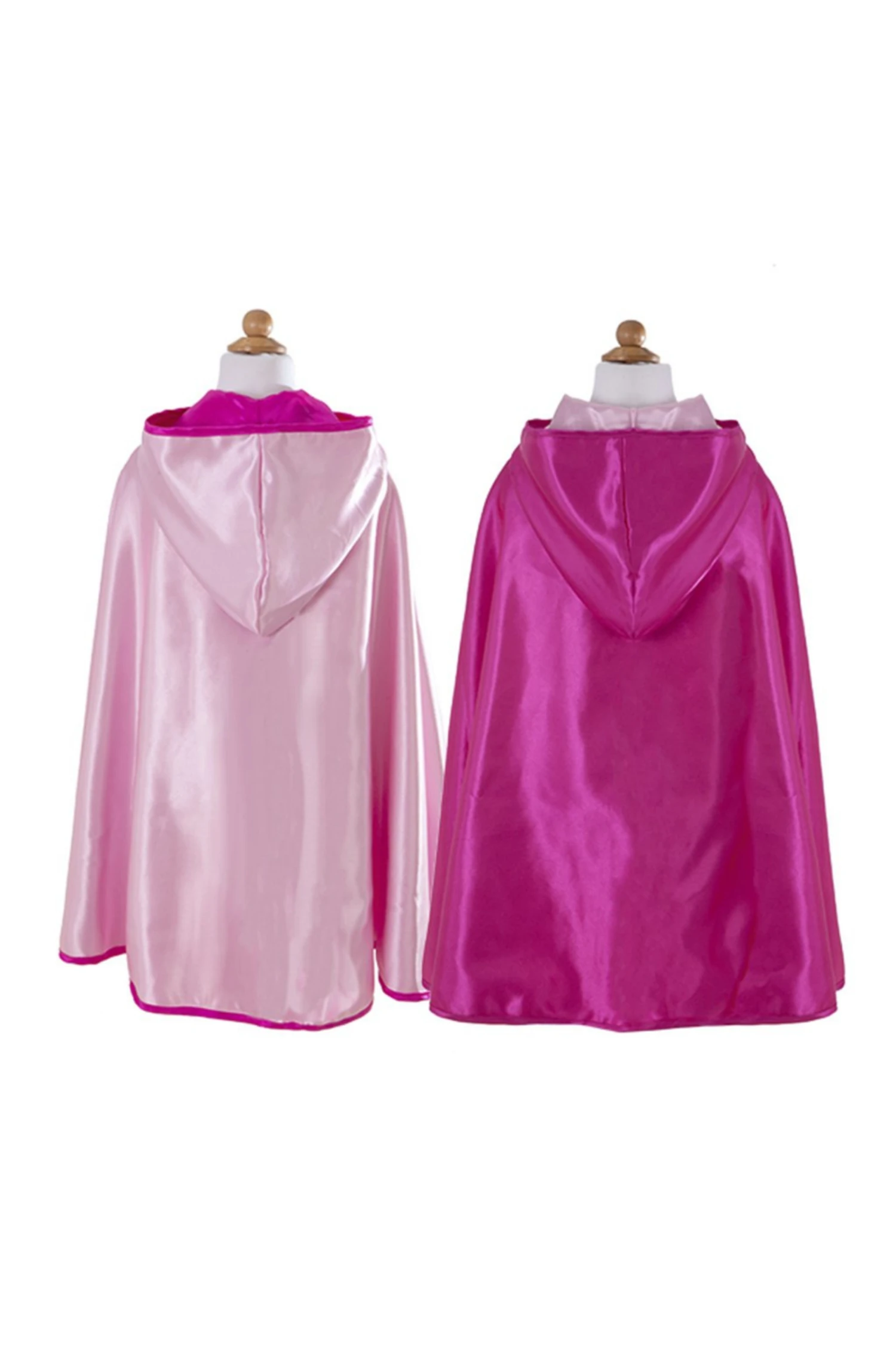 Princess Reversible Cape Hooded Light Pink 1 Princess Reversible Cape Hooded Light Pink
