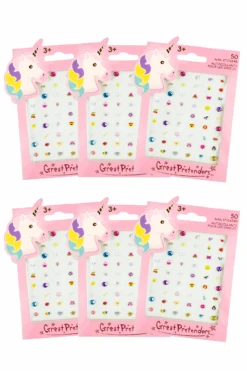 6 Packs Unicorn Nail Stickers