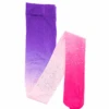 Rhinestone Tights Ombre Hot Pink/Purple/Pink
