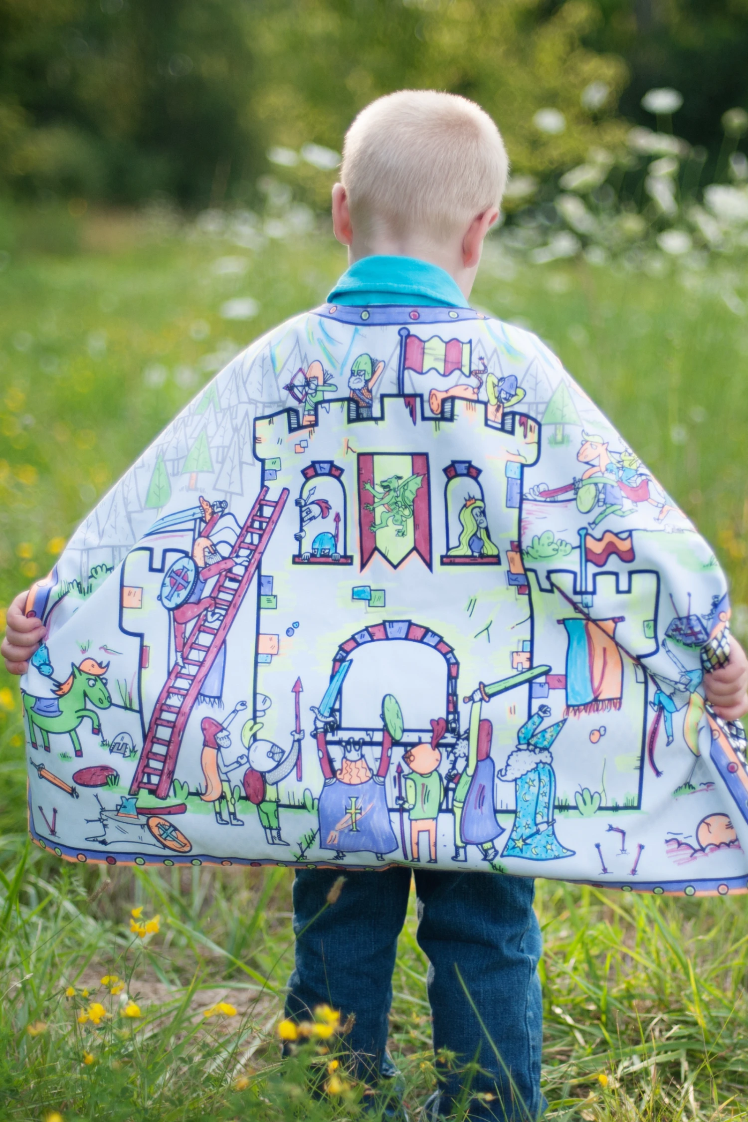 Colour-A-Knight Cape 1 Colour-A-Knight Cape