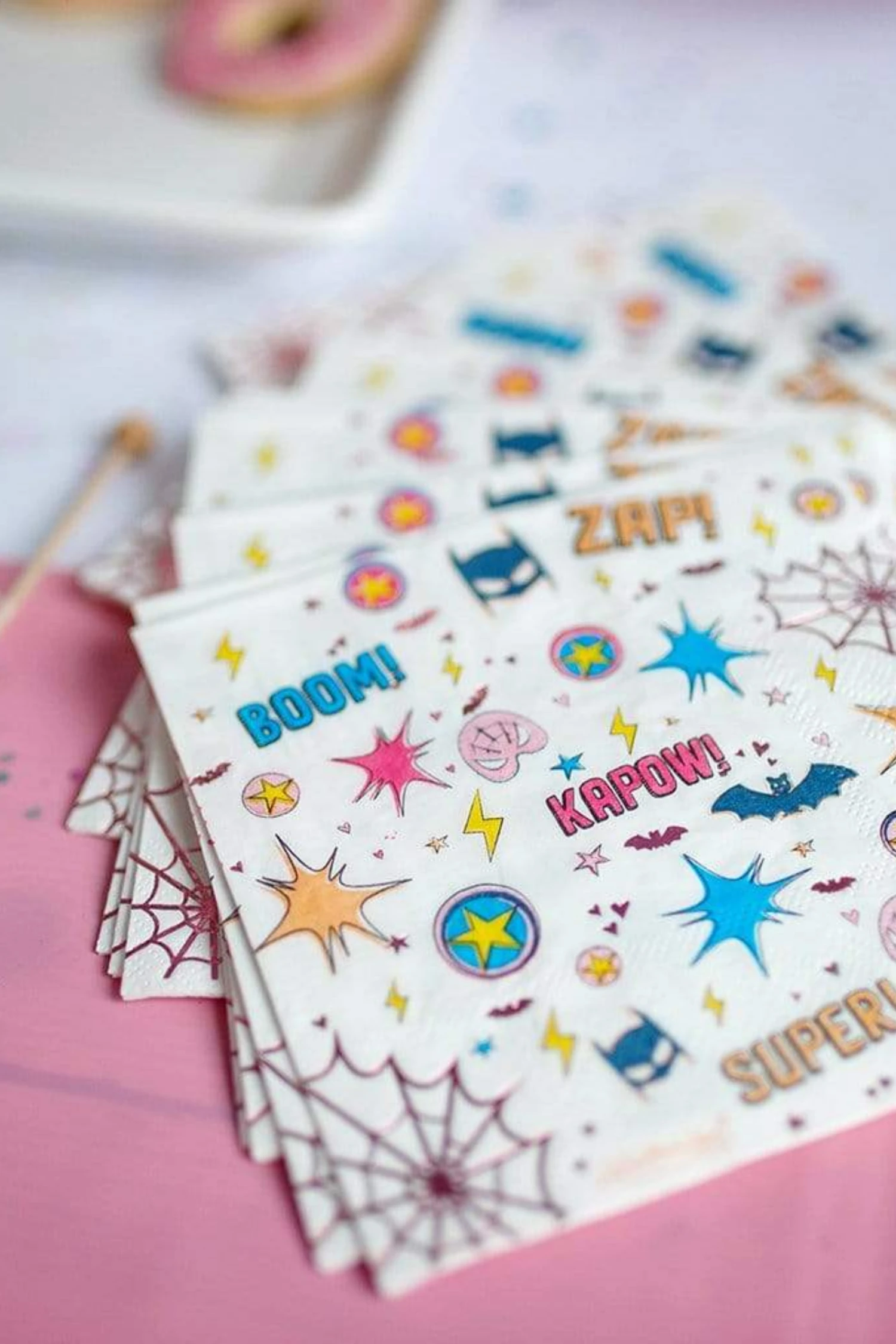 Napkins - Superhero Star (20 Pcs) 1 Napkins - Superhero Star (20 Pcs)