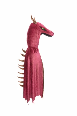 Red And Copper Starry Night Dragon Cape