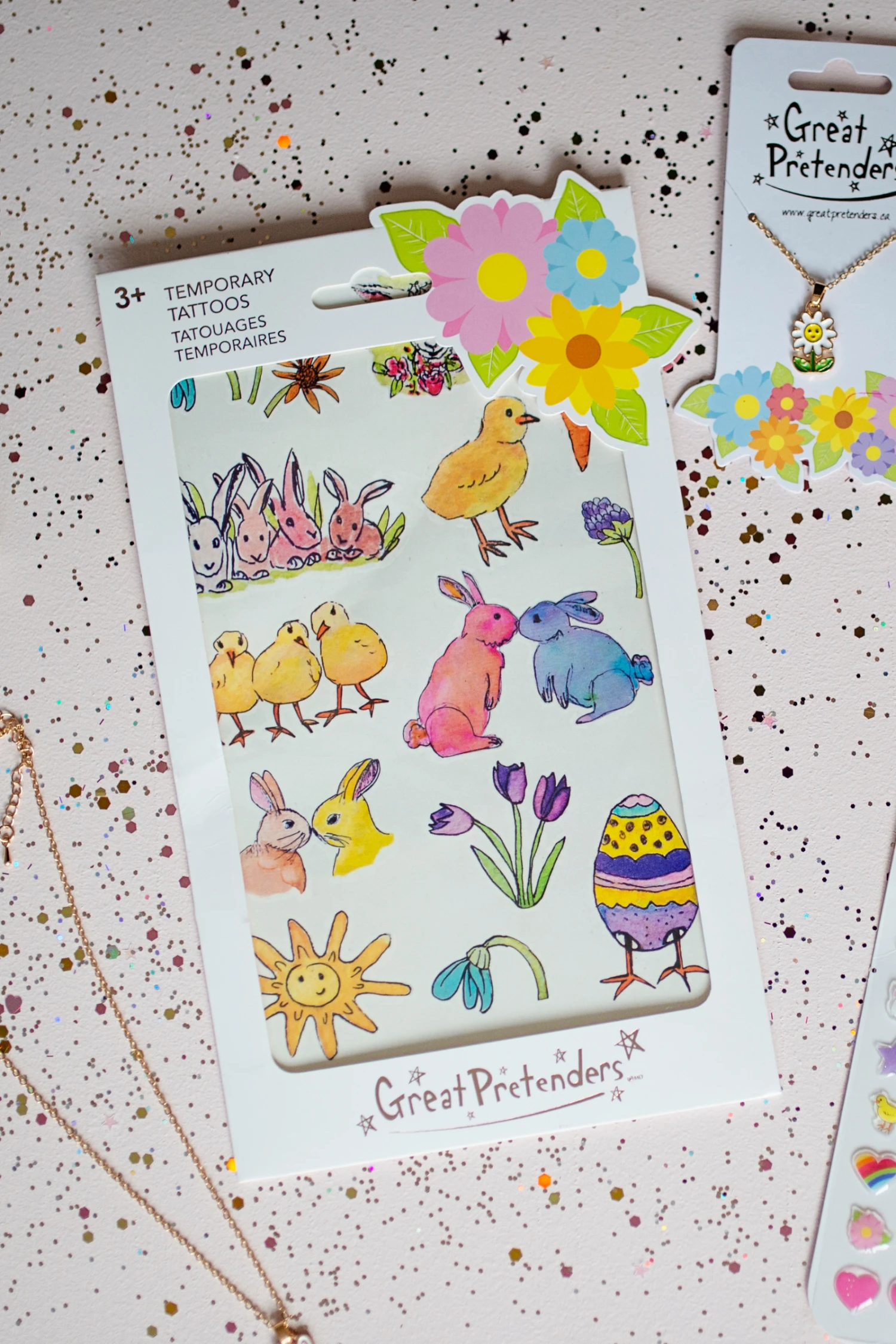 Spring Flowers Temporary Tattoos 1 Spring Flowers Temporary Tattoos