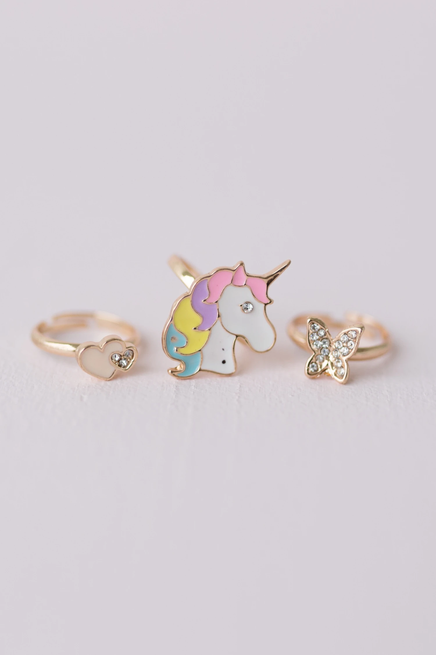Boutique Butterfly & Unicorn Rings 1 Boutique Butterfly & Unicorn Rings