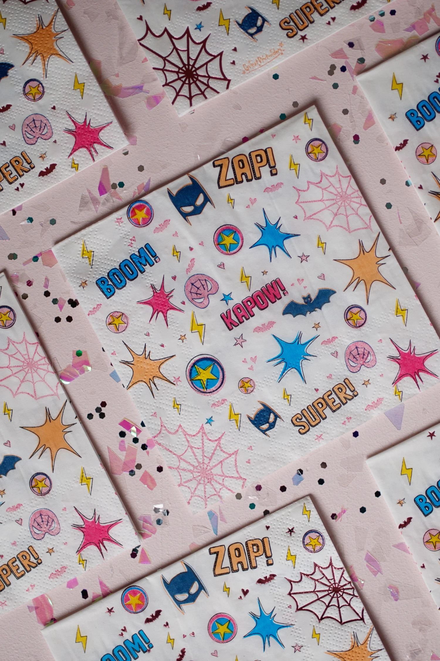 Napkins - Superhero Star (20 Pcs) 3 Napkins - Superhero Star (20 Pcs) - Image 3