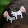 Boutique Diva Zebra Hairclips