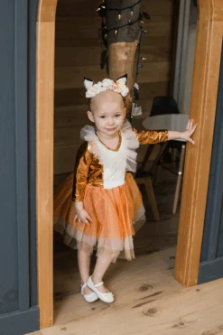 Woodland Fox Dress With Headpiece