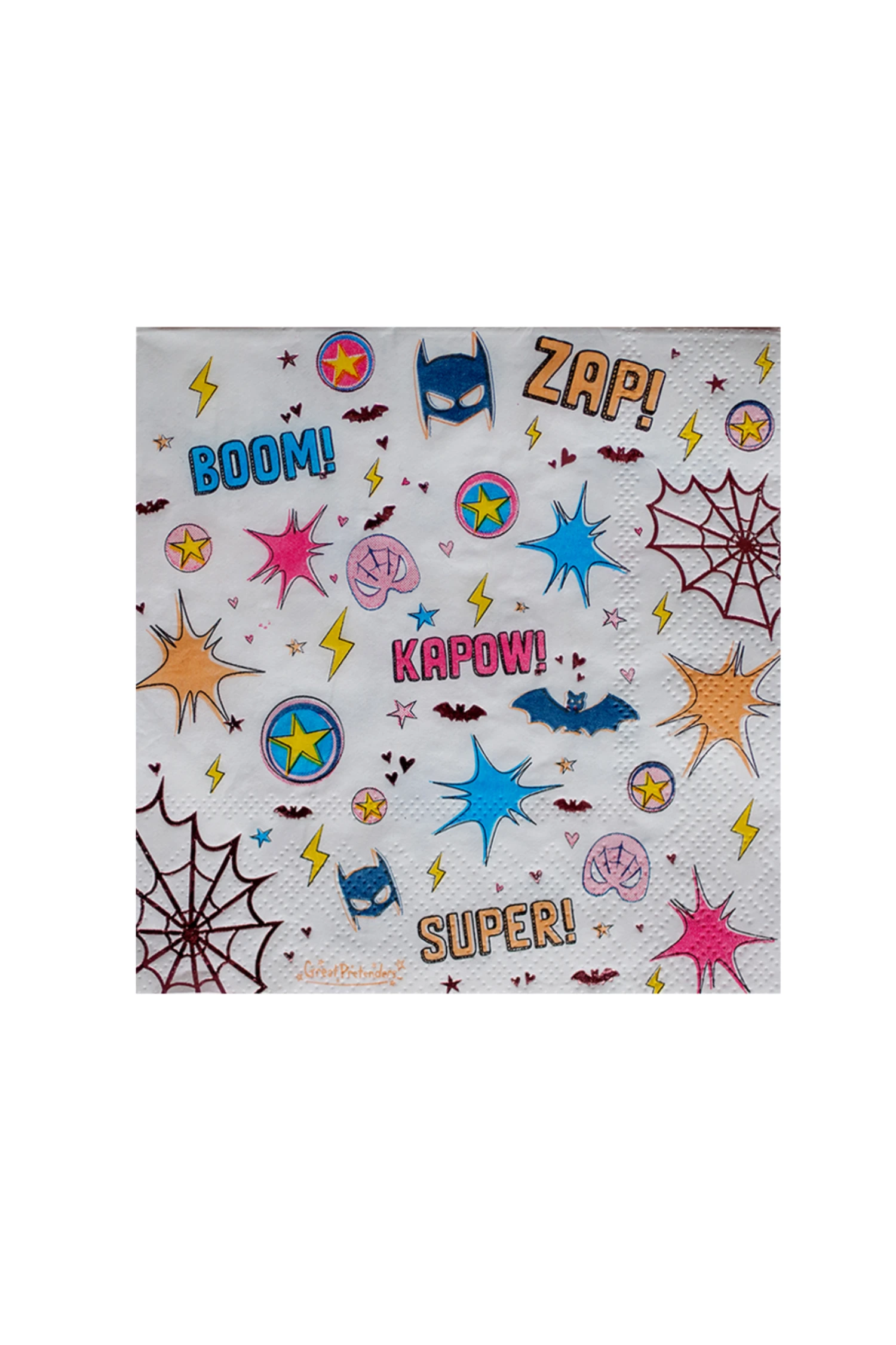 Napkins - Superhero Star (20 Pcs) 4 Napkins - Superhero Star (20 Pcs) - Image 4