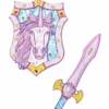 Enchanted Unicorn EVA Sword & Shield Bundle