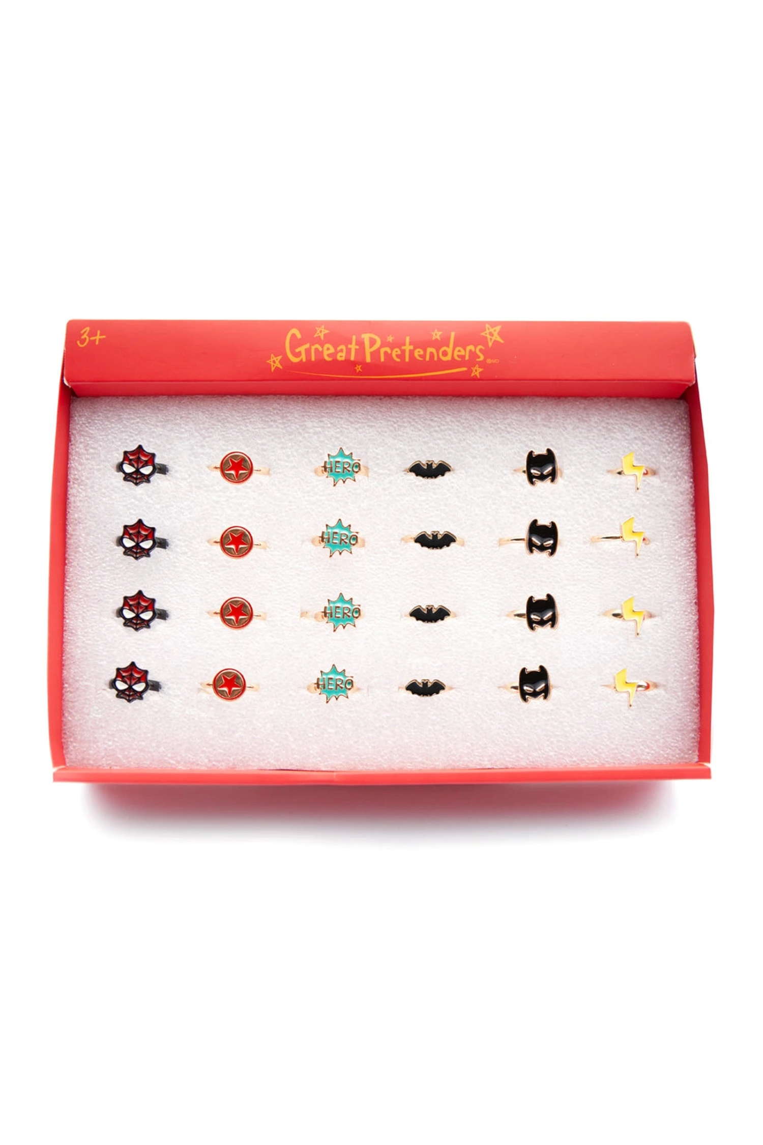 Superhero Rings (24 Pcs, Assorted) 1 Superhero Rings (24 Pcs, Assorted)