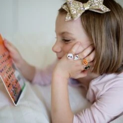 Spooky Wooky Halloween Rings, 24pc, Assorted 7 Spooky Wooky Halloween Rings, 24pc, Assorted -Cosplay Costumes Store 845178807787507LS1