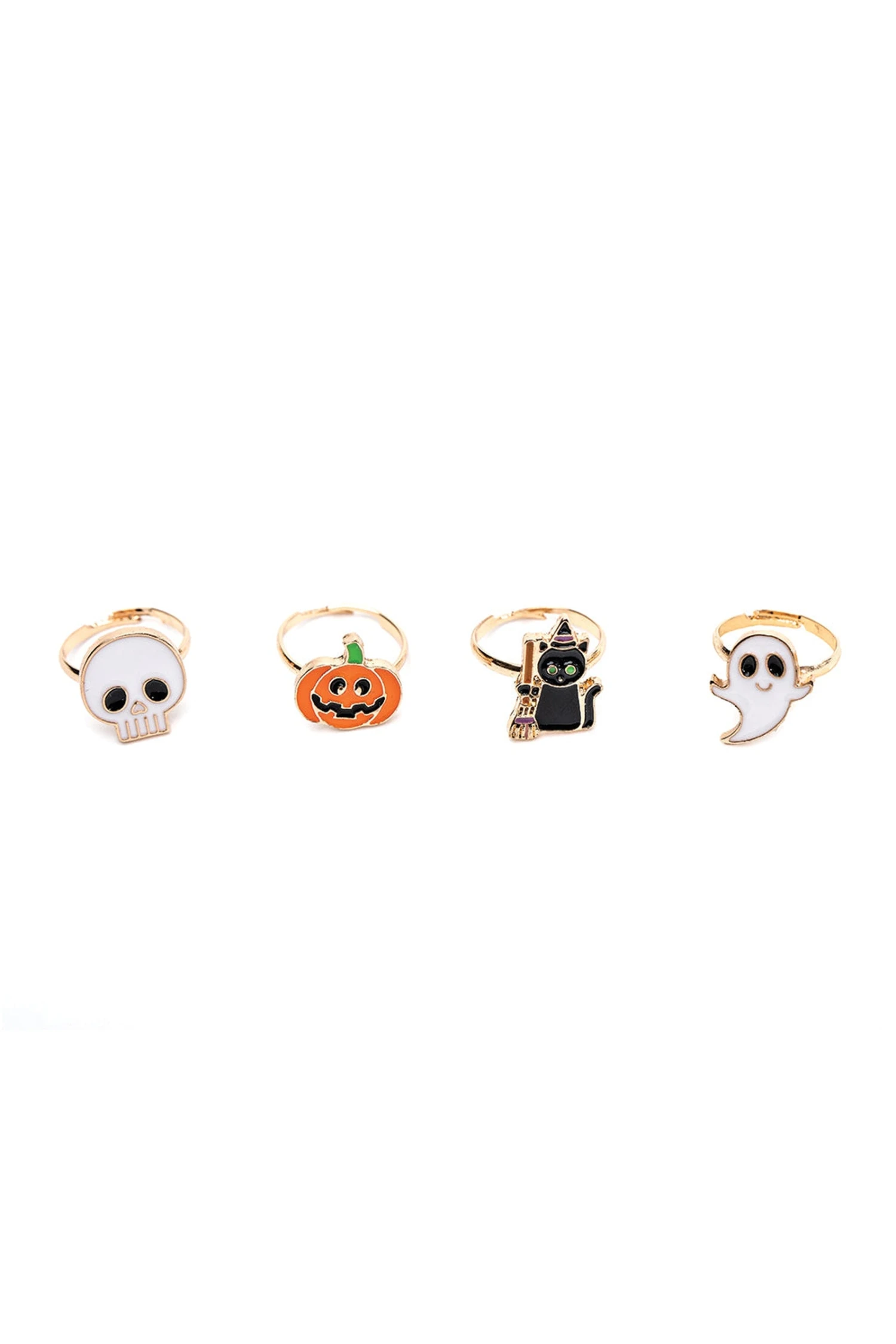 Spooky Wooky Halloween Rings, 24pc, Assorted 2 Spooky Wooky Halloween Rings, 24pc, Assorted - Image 2