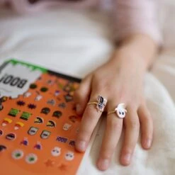 Spooky Wooky Halloween Rings, 24pc, Assorted 9 Spooky Wooky Halloween Rings, 24pc, Assorted -Cosplay Costumes Store 8750784517LS6