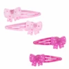 Pixie Pink Princess Bow Clips