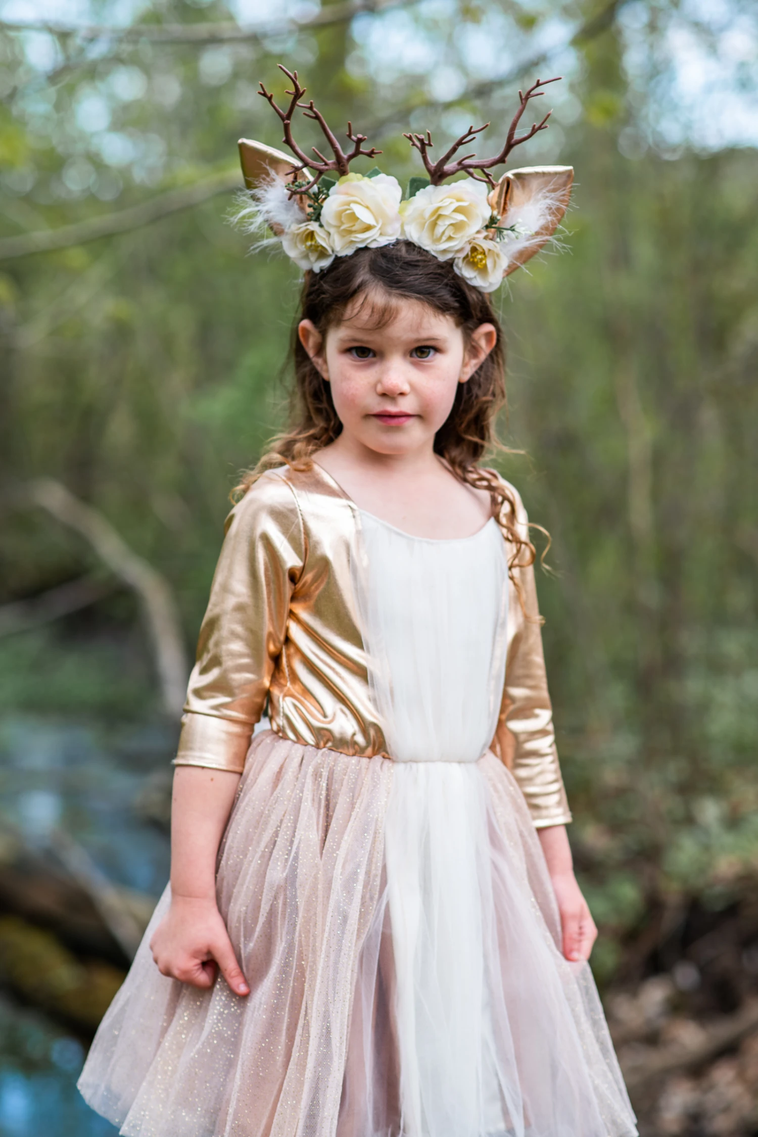 Woodland Deer Dress With Headpiece 10 Woodland Deer Dress With Headpiece - Image 10