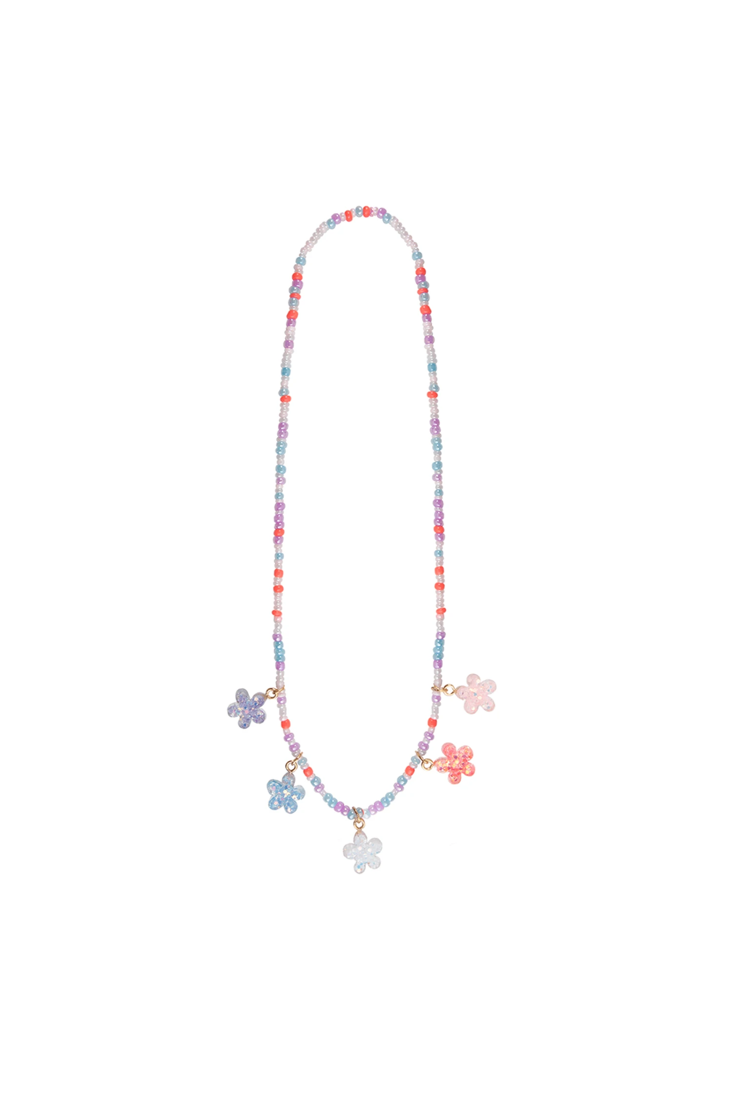 Boutique Shimmer Flower Necklace 2 Boutique Shimmer Flower Necklace - Image 2