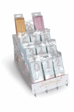 Rhinestone Number Display FREE W/60 Numbers And 8 Candles