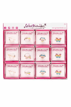 Rainbow Rings, 24 Pcs