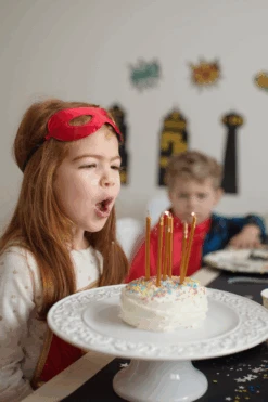 Tall Candles - Metallic - Party