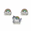 Unicorn, Rainbow Mini Hairclips